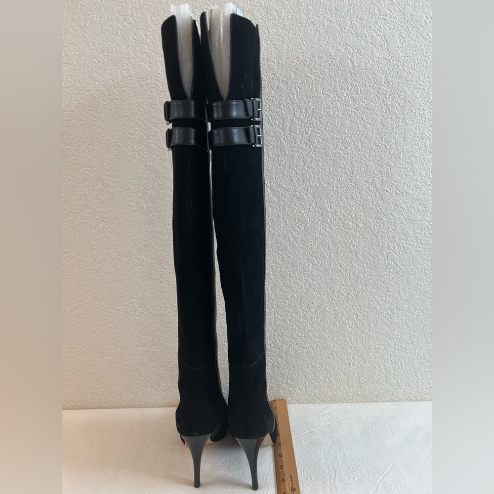 NEW Michael Kors Boots 8-1/2M 8.5M Genuine Suede & Leather OTK Over The Knee - Picture 14 of 16
